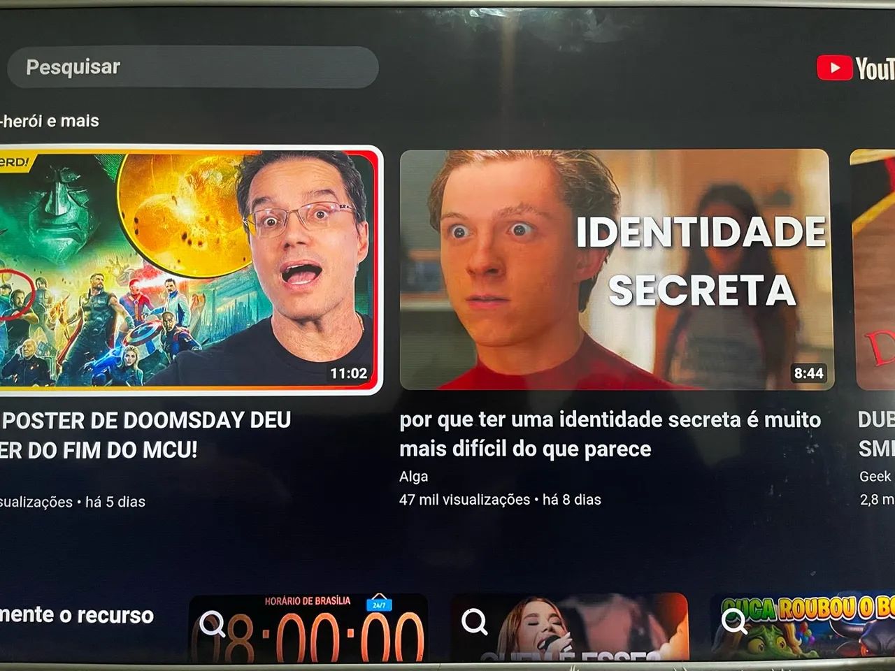 TV 55 POLEGADAS SMART SANSUNG  COM DETALHES NA TELA - Foto 4