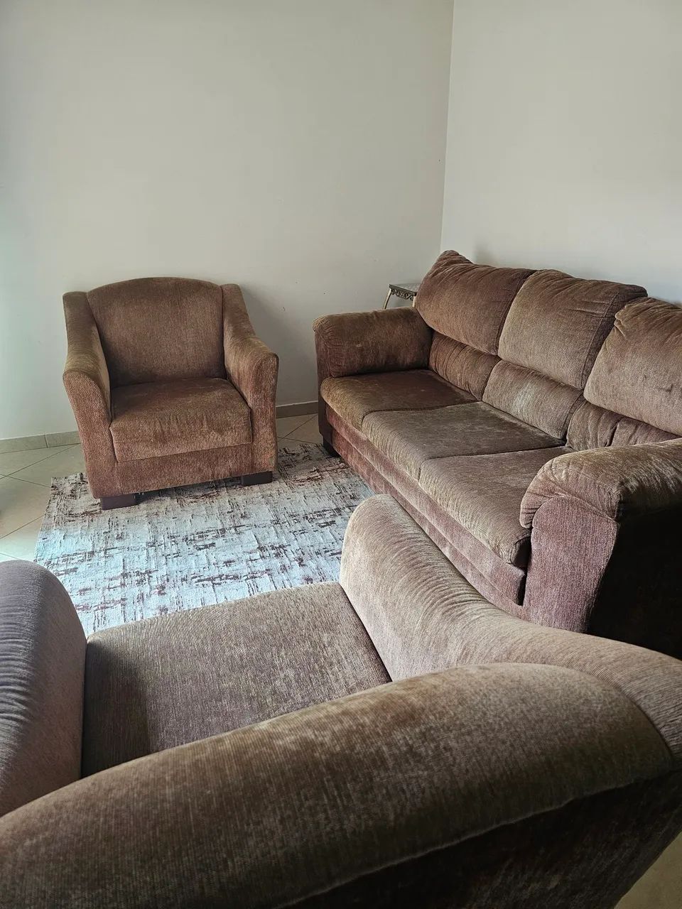 Sofá 3 lugares + 2 poltronas 