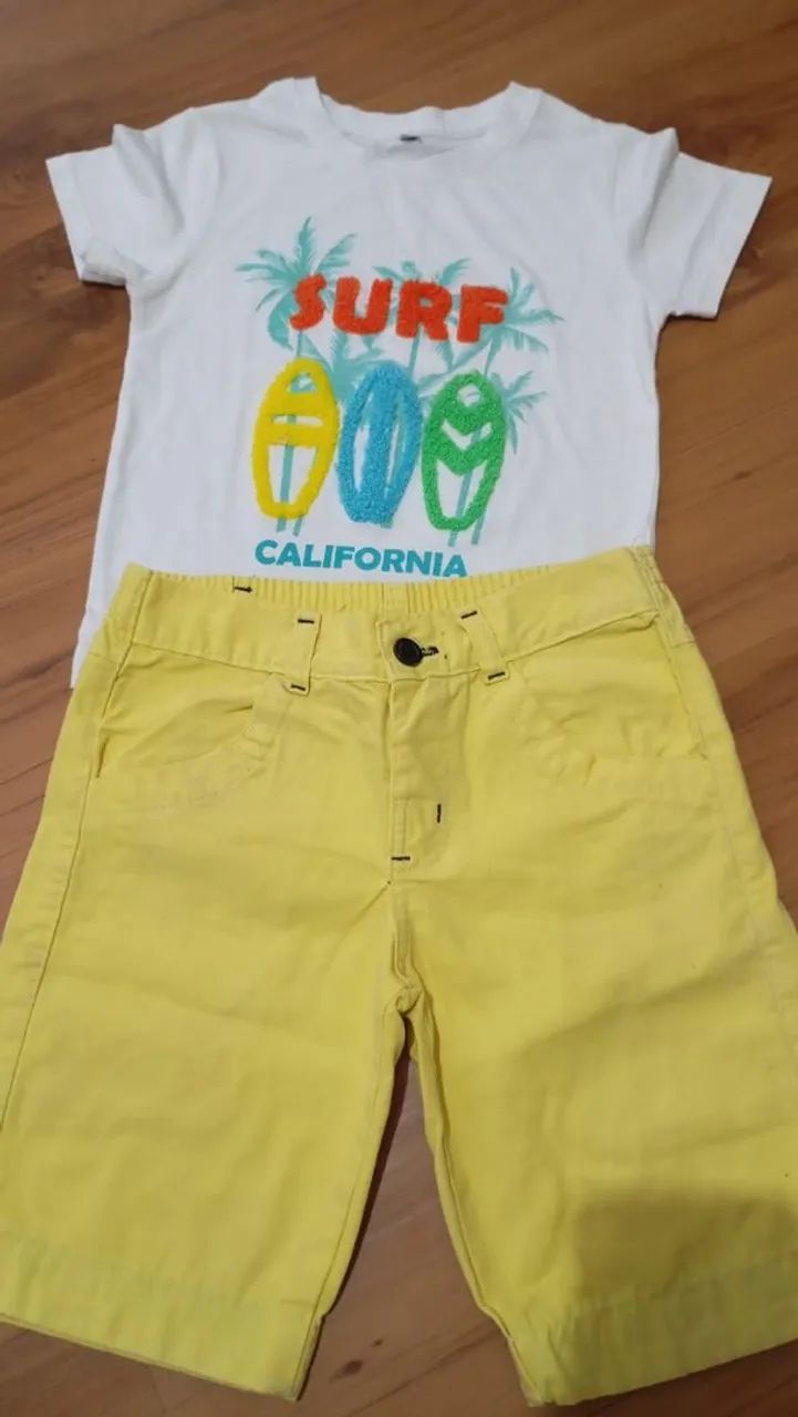 Conjunto menino 4 anos 