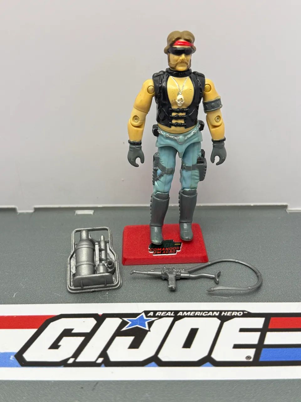 Gi Joe Dreadnok Torch v1 - 1985 - Comandos em ação 