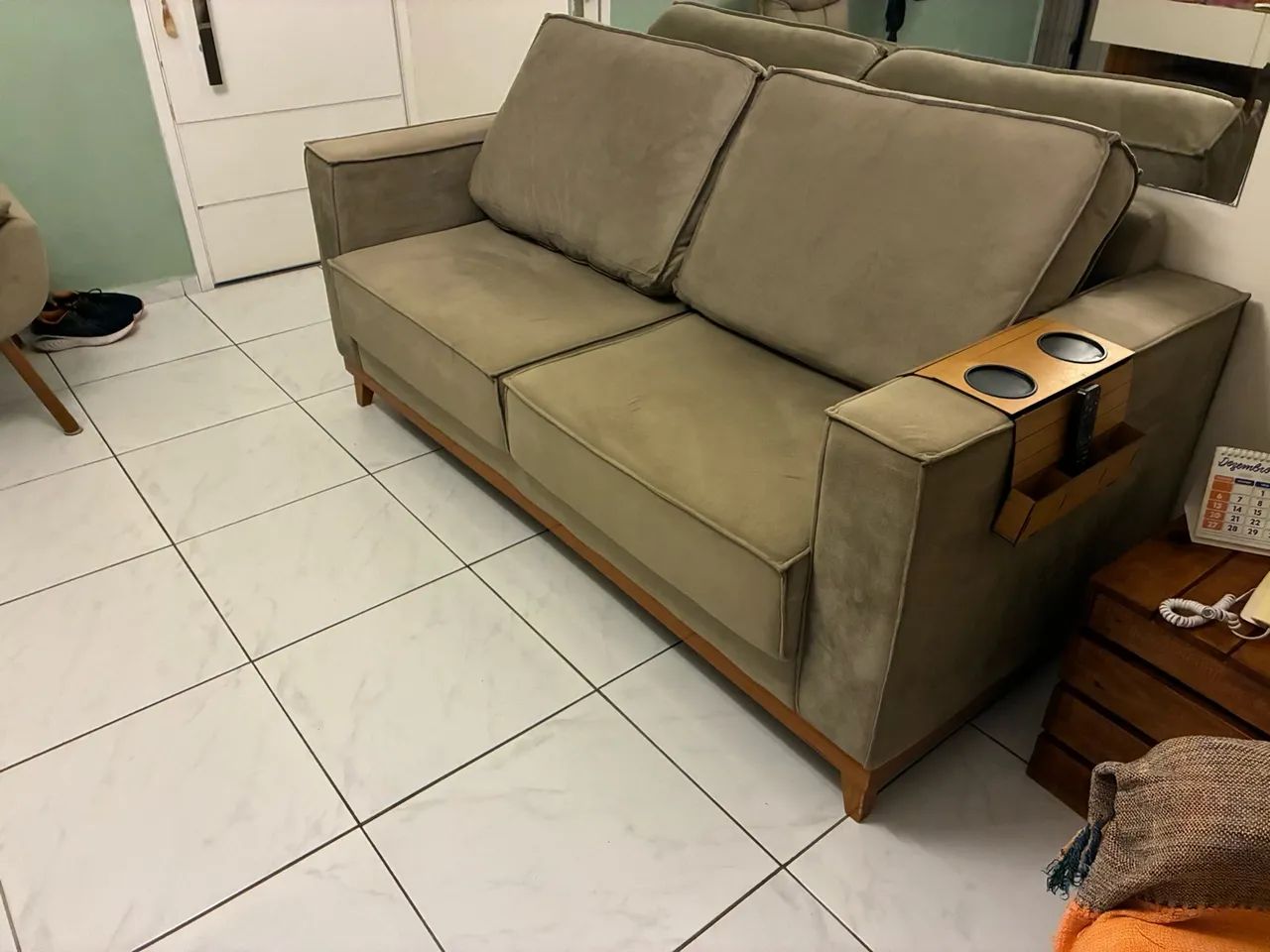 CONJUNTO SOFÁ 3 LUGARES + POLTRONA - Foto 2