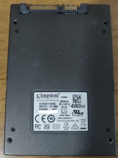 SSD Kingston Sata 480 GB - Foto 2