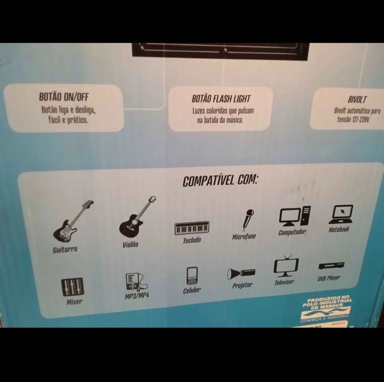 Caixa de Som Mondial Bluetooth - Foto 3