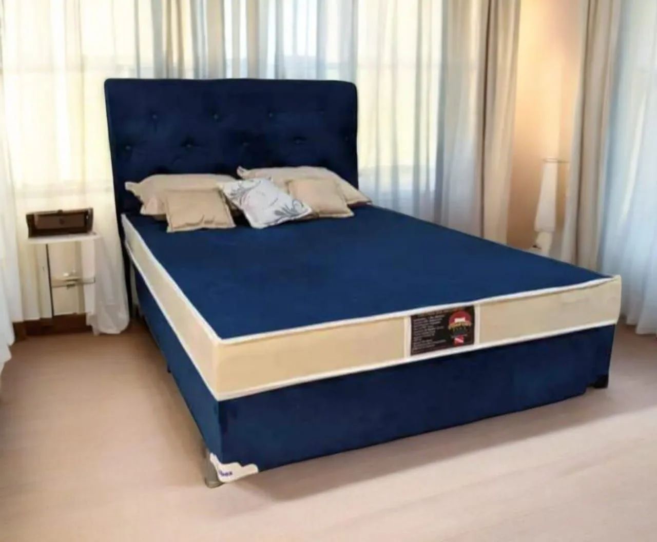 Cama Box Suede