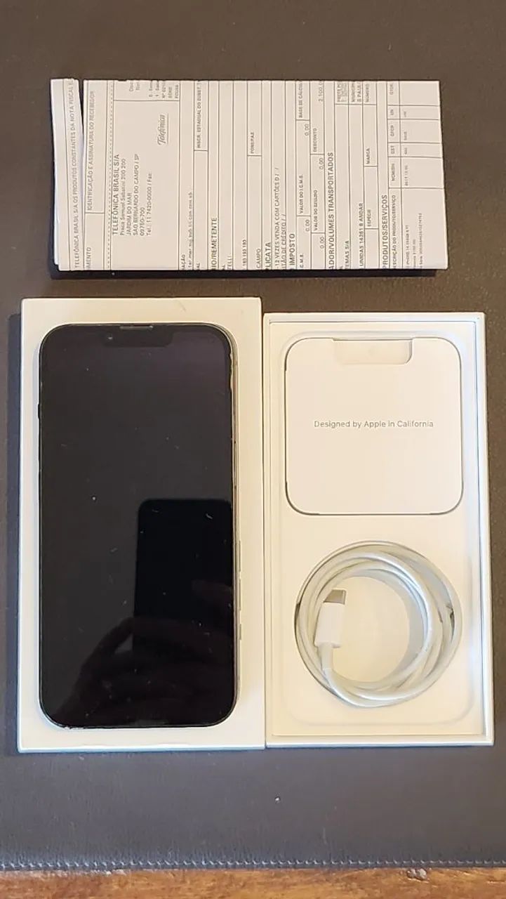 iPhone 14 256 GB | Caixa + Cabo + Nota Fiscal - Foto 5