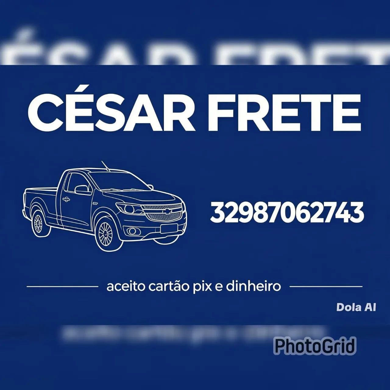 Faço frete 
