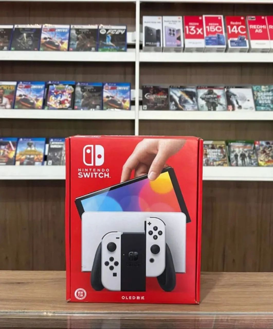 Nintendo Switch OLED Novo Na caixa com jogos Originais..(Troco