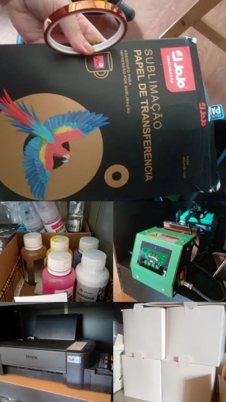 Kit completo sublimação 