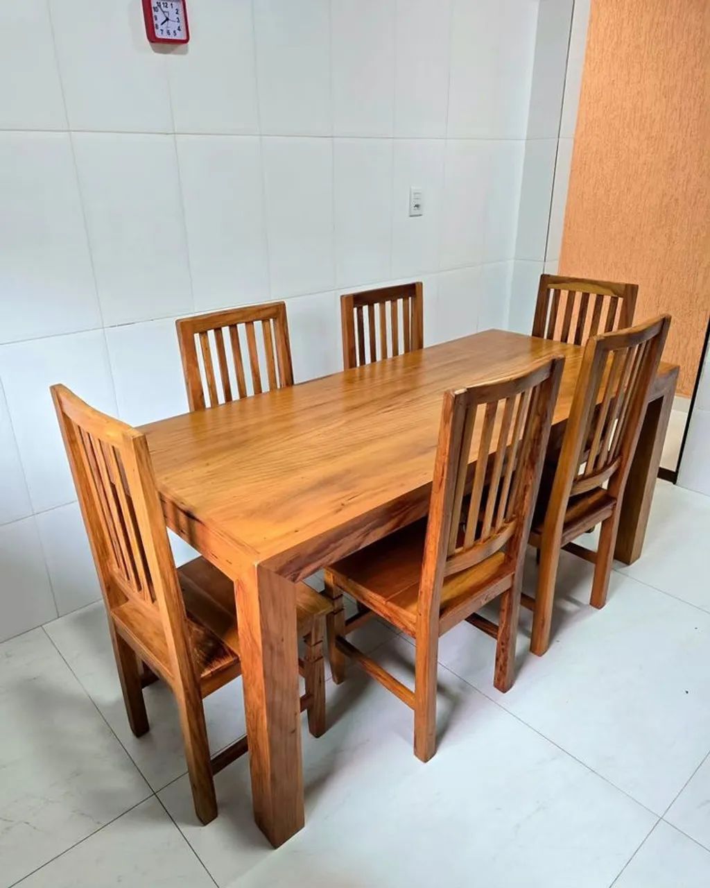 FABRICAMOS MESA DE MADEIRA SOB ENCOMENDA 4 E 6 LUGARES - Foto 3