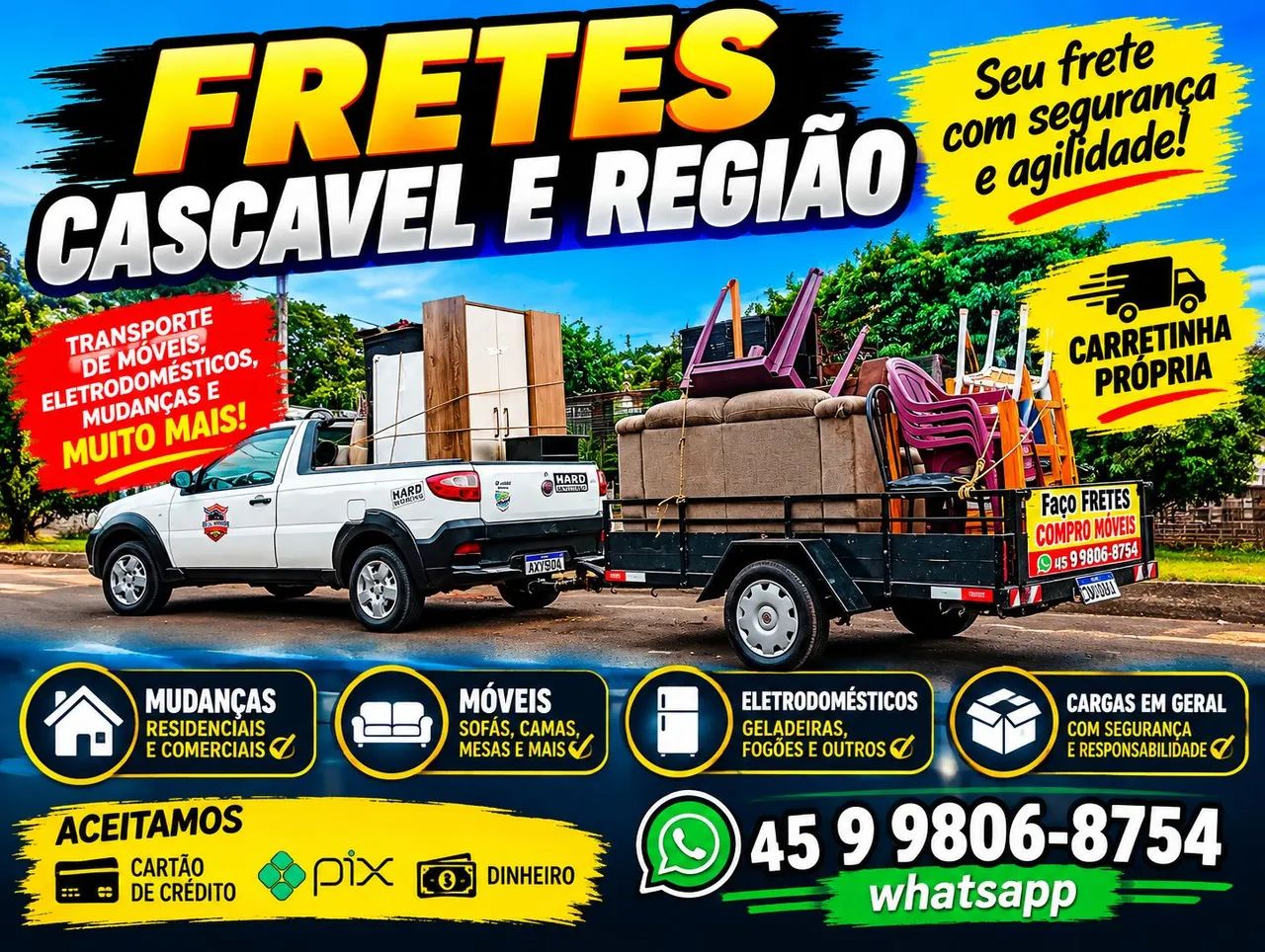 Fretes para Cascavel e toda região 