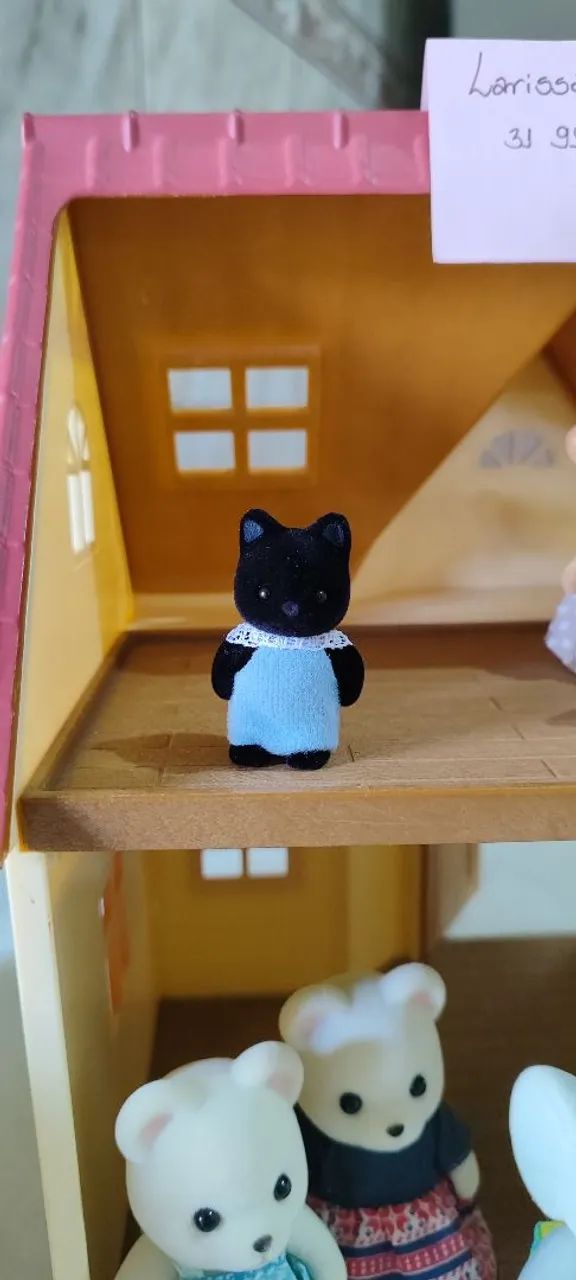 Gato midnight sylvanian families  - Foto 5