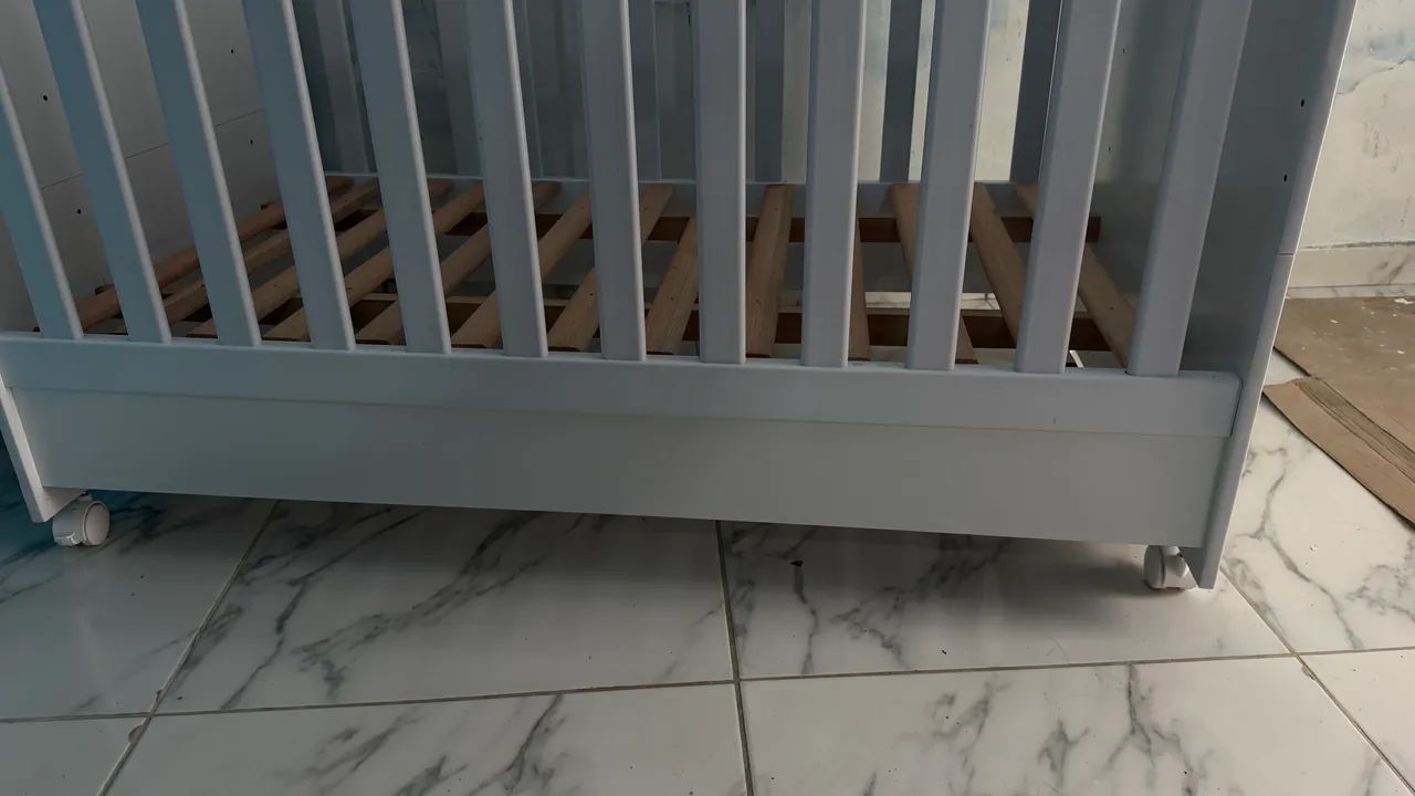 Berço Americano 3 em 1 com Colchão Incluso - Foto 4