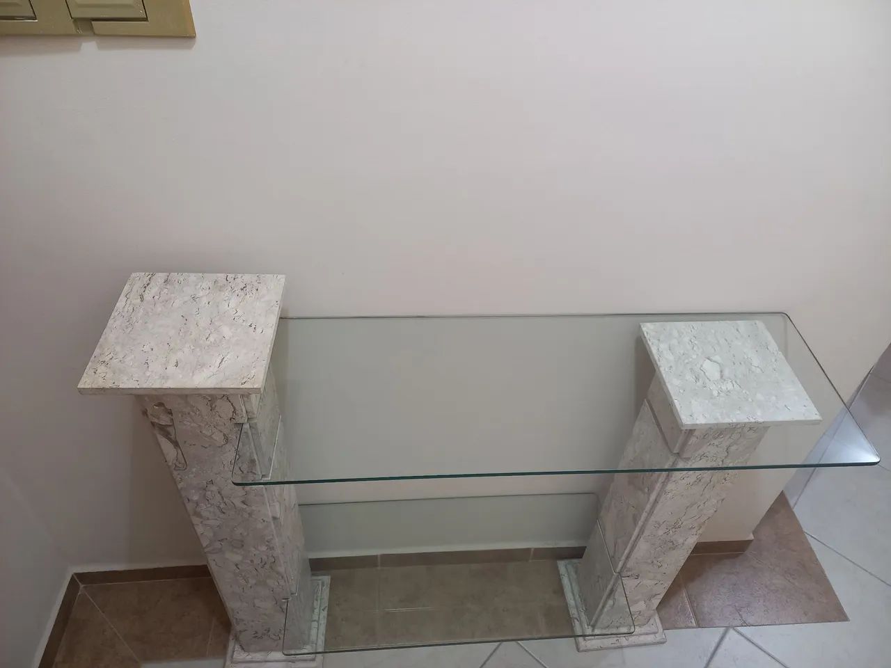 Rack aparador de Mármore Travertino - Foto 3