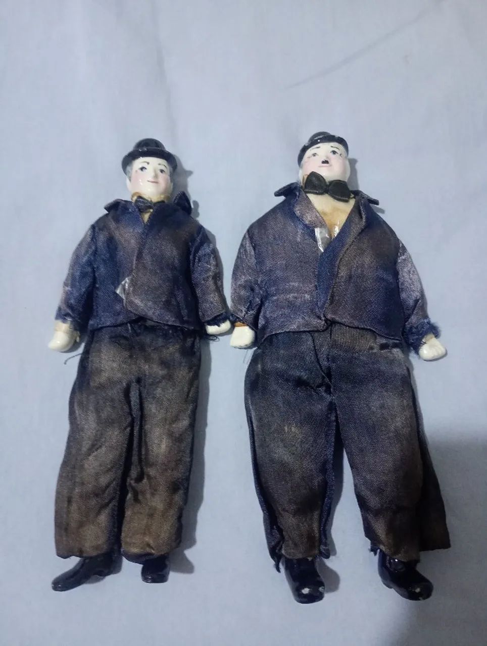 Bonecos Personagens Gordo e Magro 
