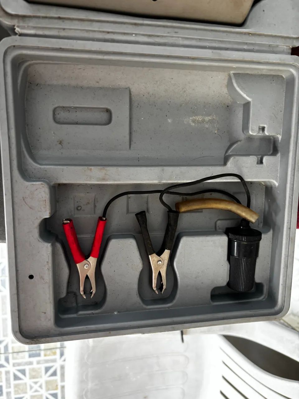 Chave de impacto eletrica automotiva 12v completo - Foto 4