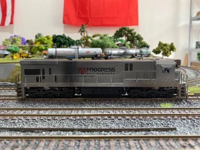 Locomotiva Frateschi GE C30-7 Progress Rail 7063 - Escala HO (Analógica) - Foto 5