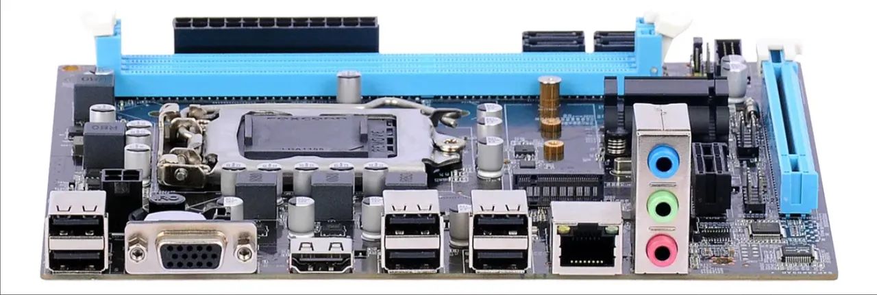 Placa Mãe Bluecase BMBB75-D3HGU-M2R2BX LGA1155 DDR3 M.2 NVMe HDMI VGA Intel pode retirar n - Foto 2