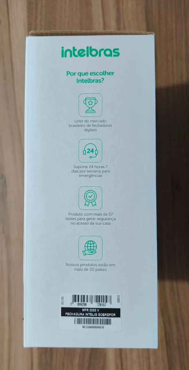 Fechadura inteligente de sobrepor Intelbras MFR 2020V - Foto 5