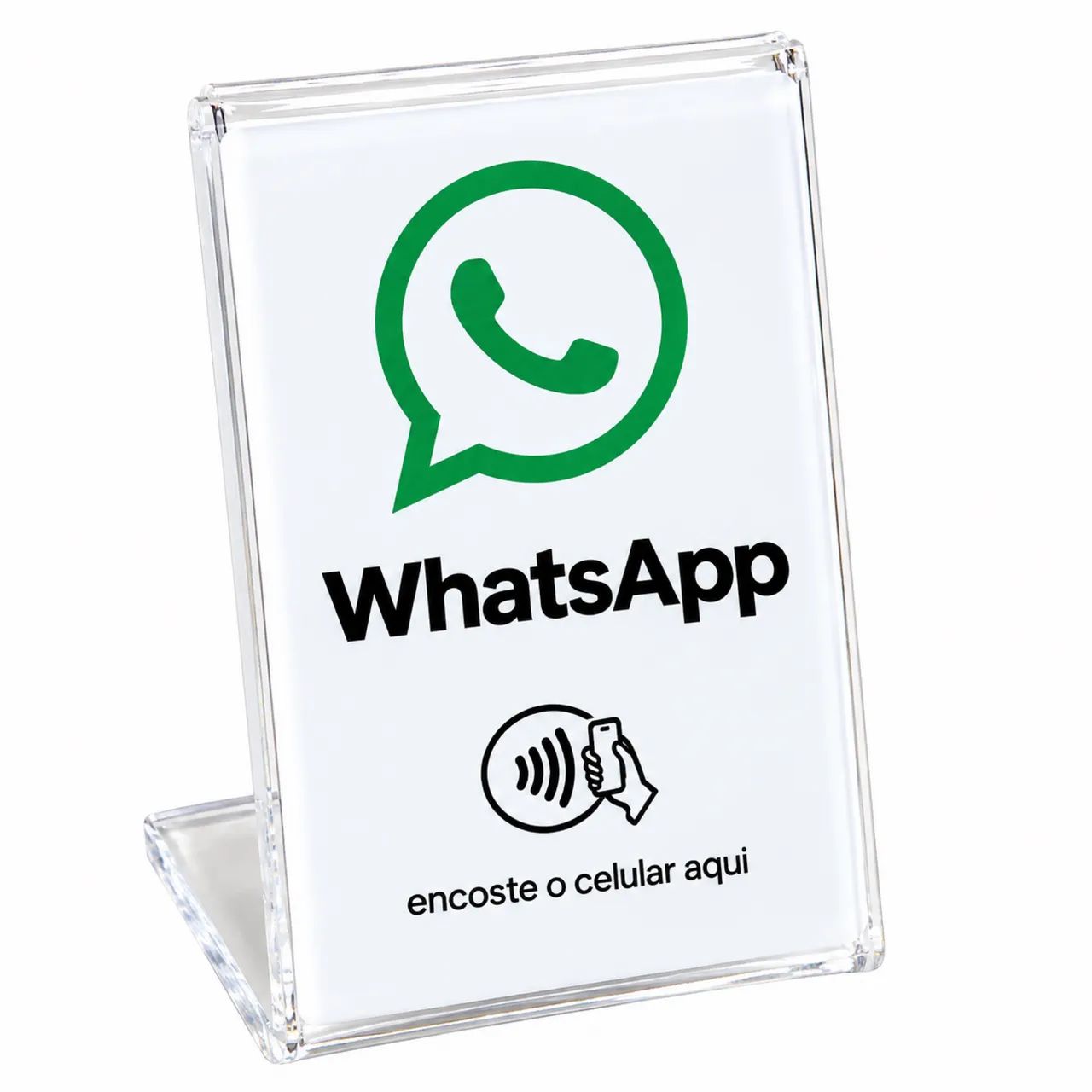 Placa NFC WhatsApp | Contato Rápido 
