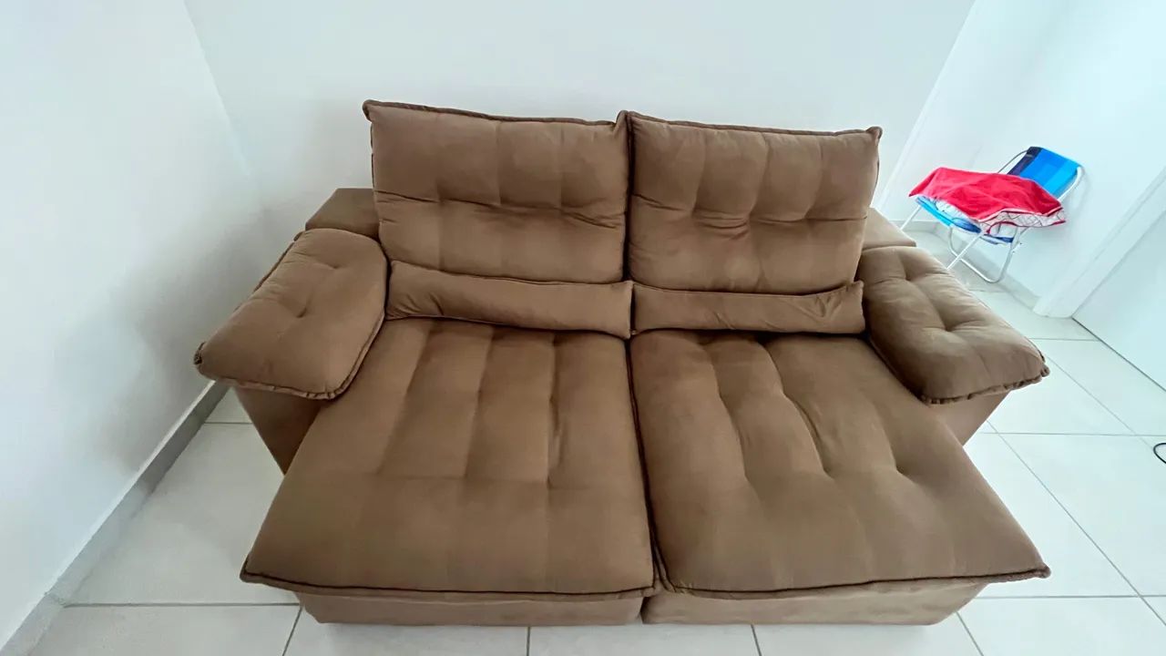 Sofá Retrátil Reclinável 3 lugares - Foto 2