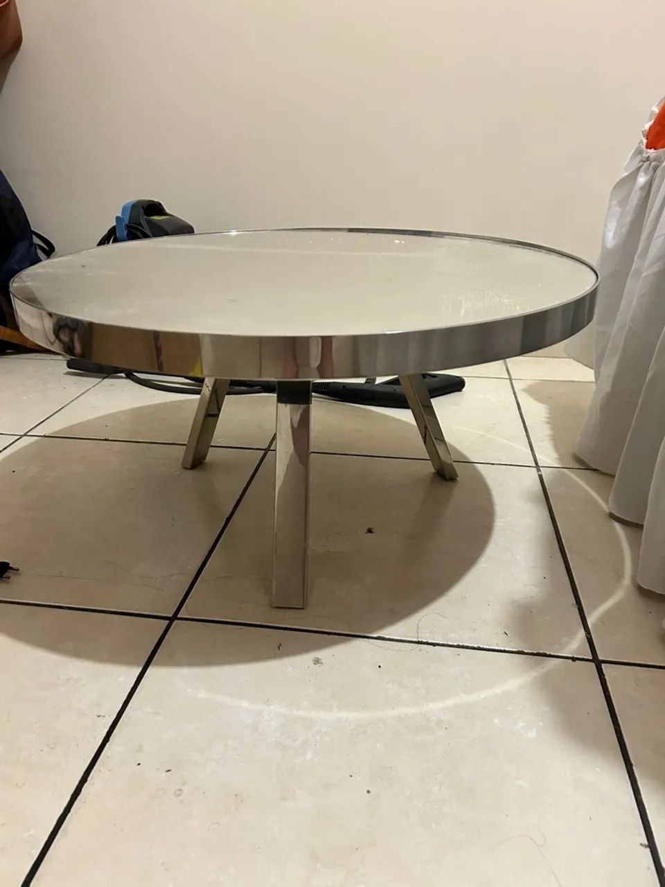 Mesa de centro de inox com espelho  - Foto 2