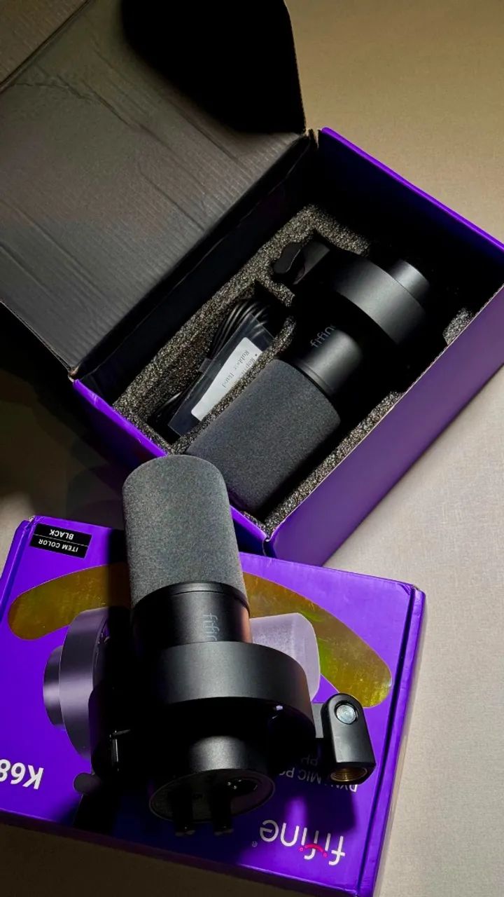 MICROFONE DINÂMICO FIFINE K688 USB/XLR