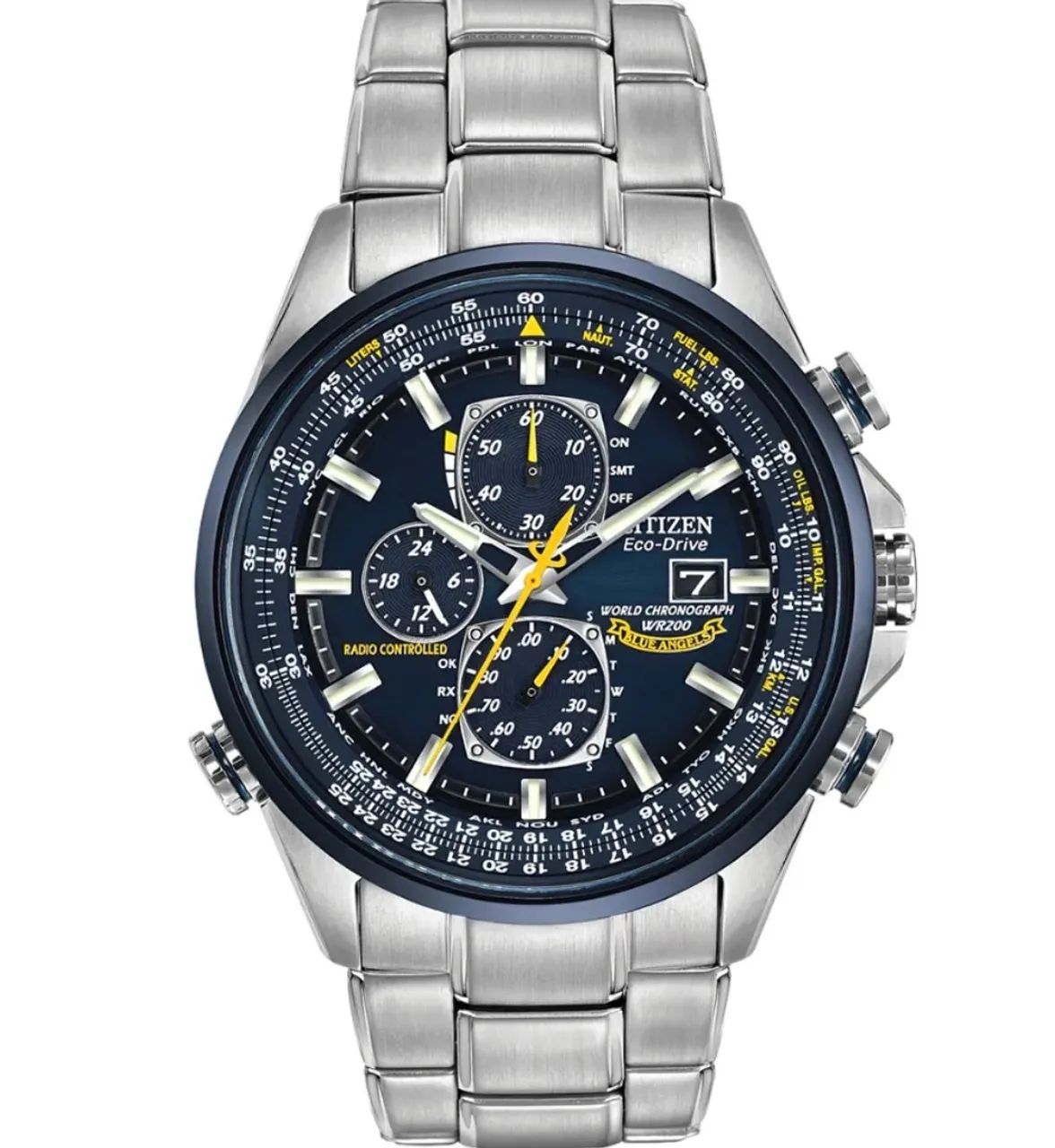 Relógio Citizen Blue Angels com 2 Pulseiras originais  - Foto 3