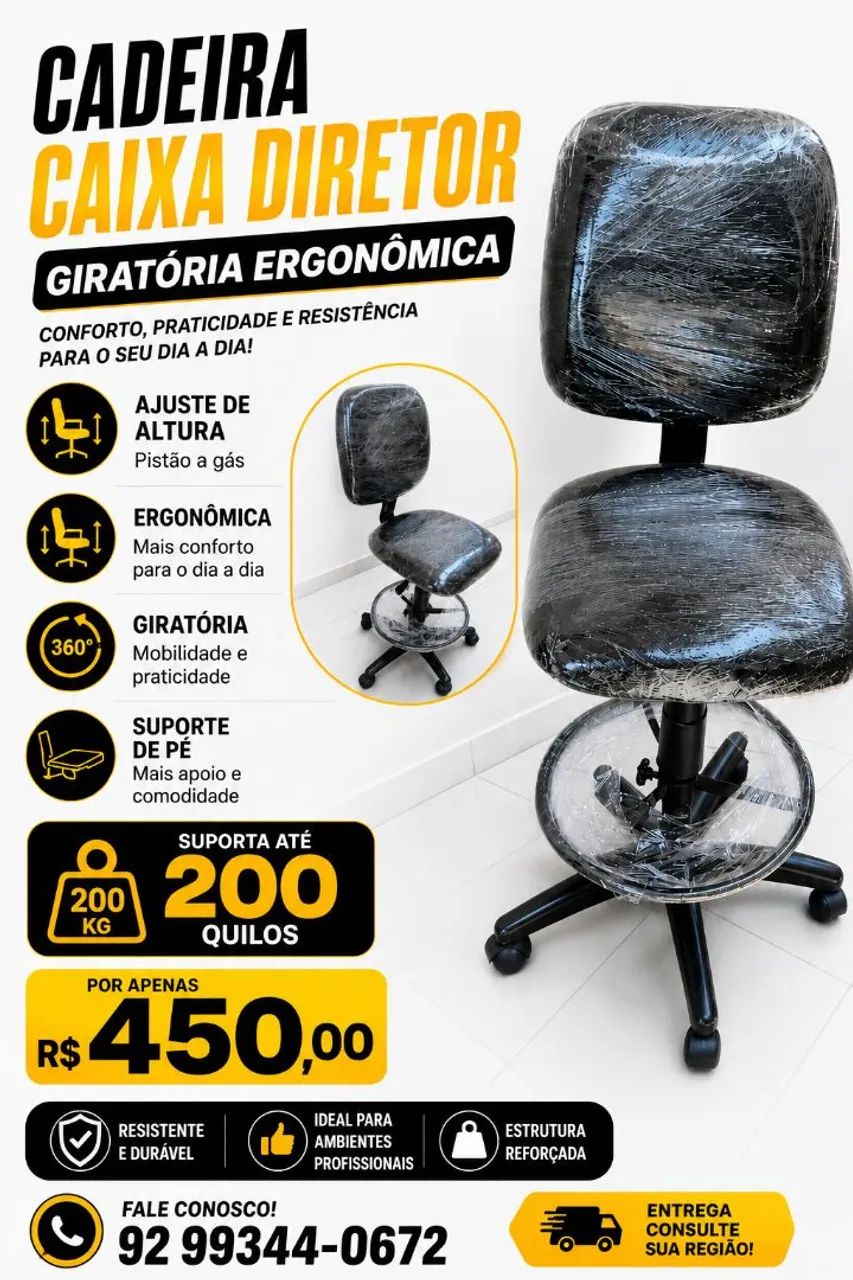 Cadeira caixa Diretor 