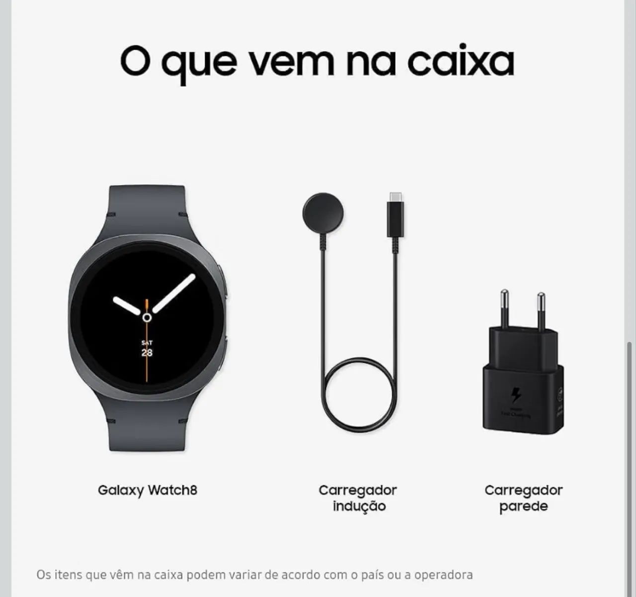 Samsung Galaxy Watch 8 BT 40mm Grafite - Foto 3
