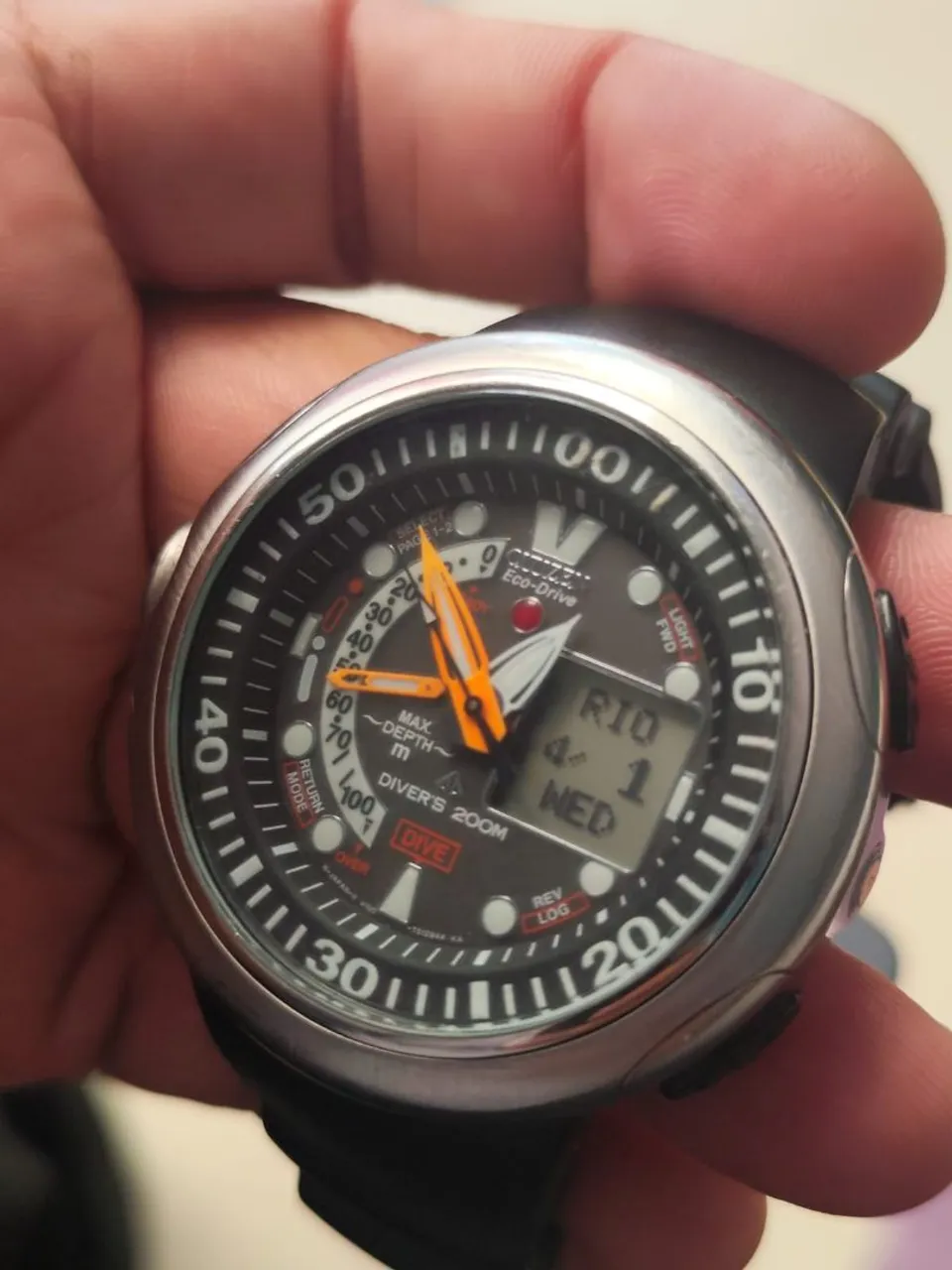 Citizen jp 3020 azul full titanium - Acessórios - Horto Bela Vista