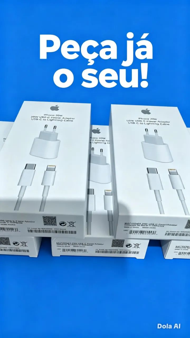 Carregadores e cabos tipo C 