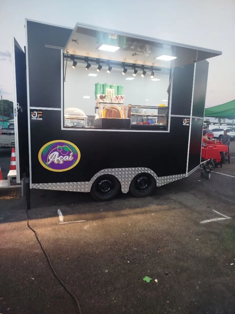 Food truk treilher carretinha 