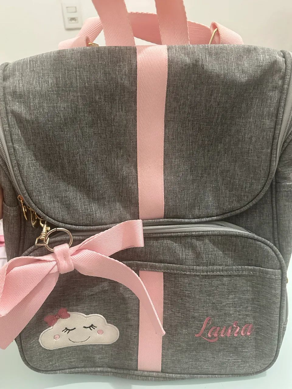 Kit bolsa maternidade luxo personalizada  - Foto 3
