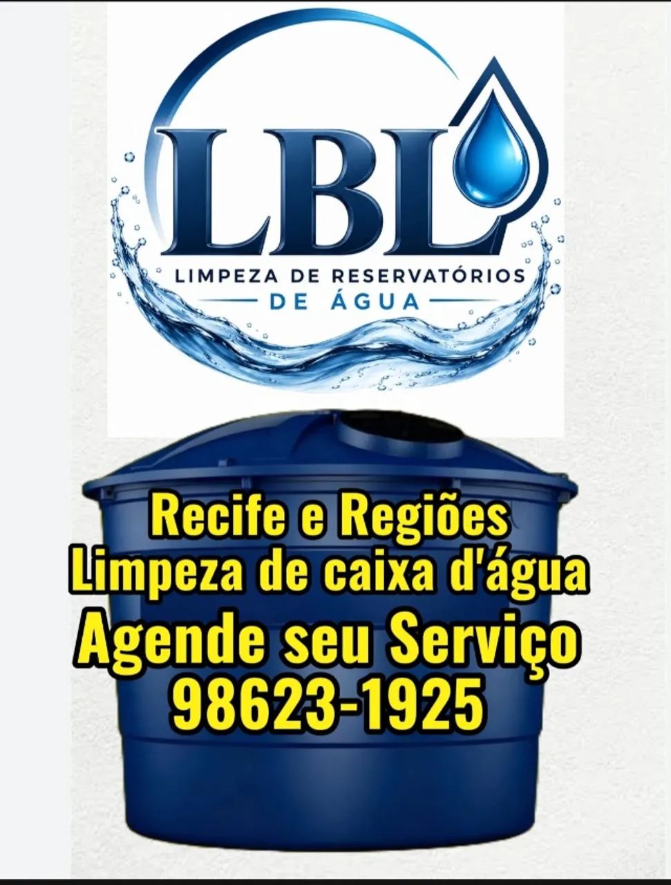 Limpeza de caixa d'água em Pernambuco 