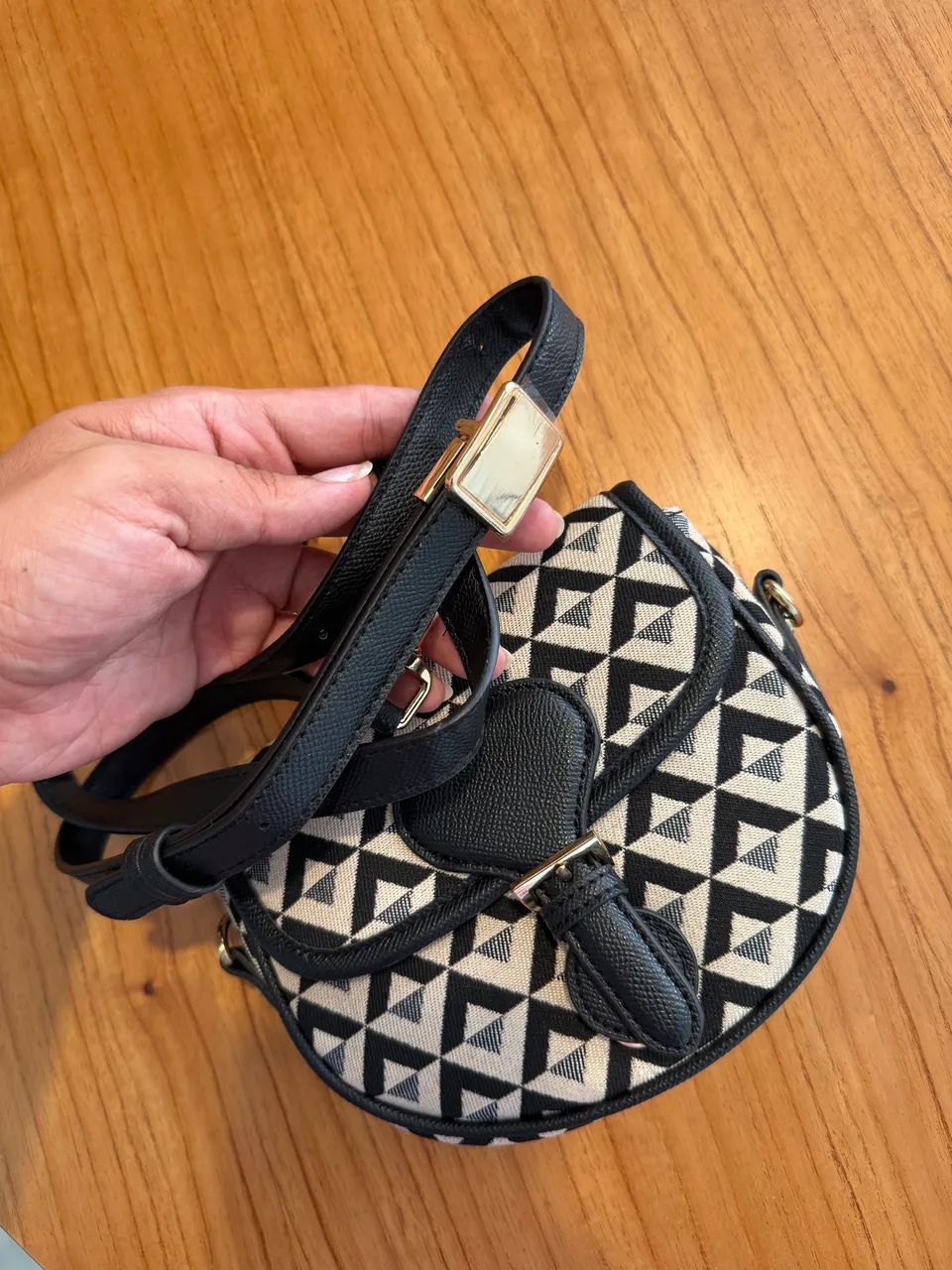 Bolsa estampada chevron - Foto 2