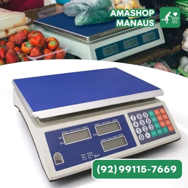 Balanca Digital Comercial 40kg Alta Precisao