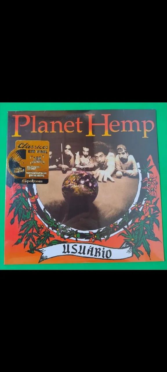 LP Planet Hemp - Usuário - disco de vinil polysom lacrado 