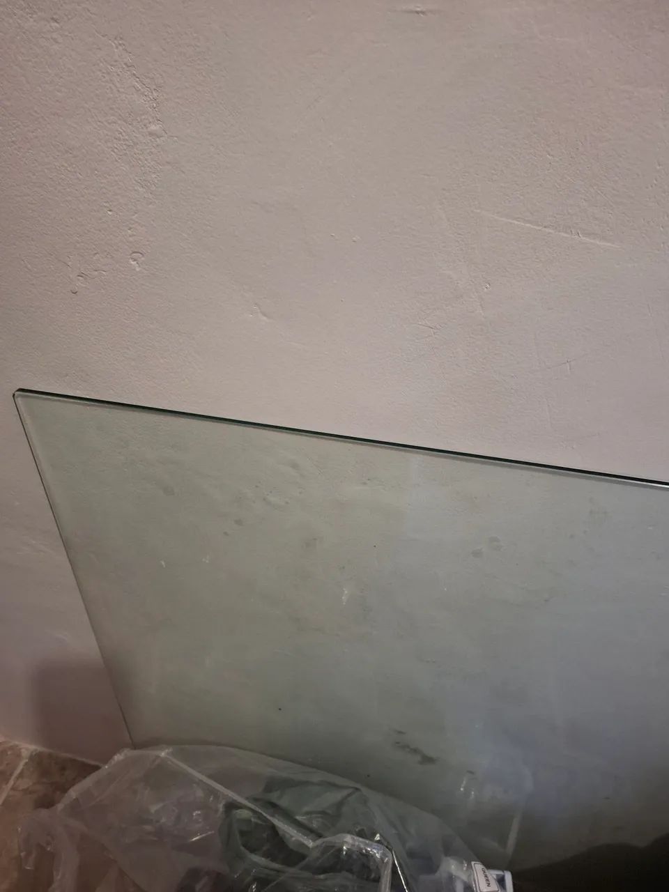 Mesa tampo de vidro 4 lugares 