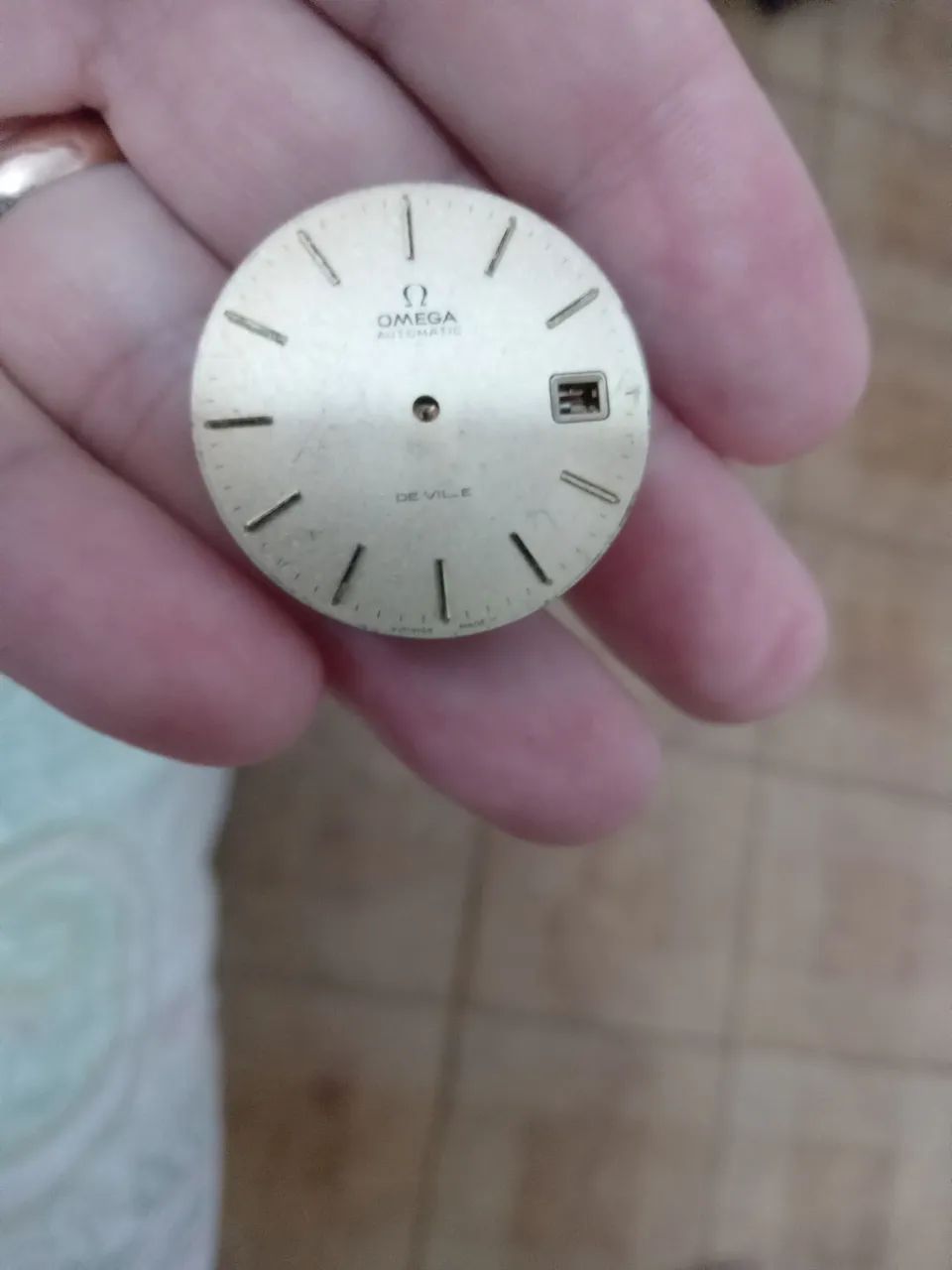 Máquina e mostrador omega 1012 automático projeto e peças  - Foto 2
