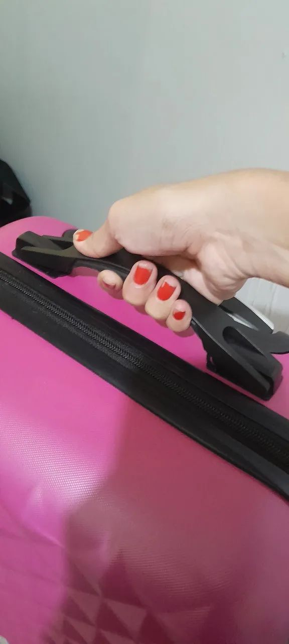 Mala de Viagem Rosa Choque - Foto 4