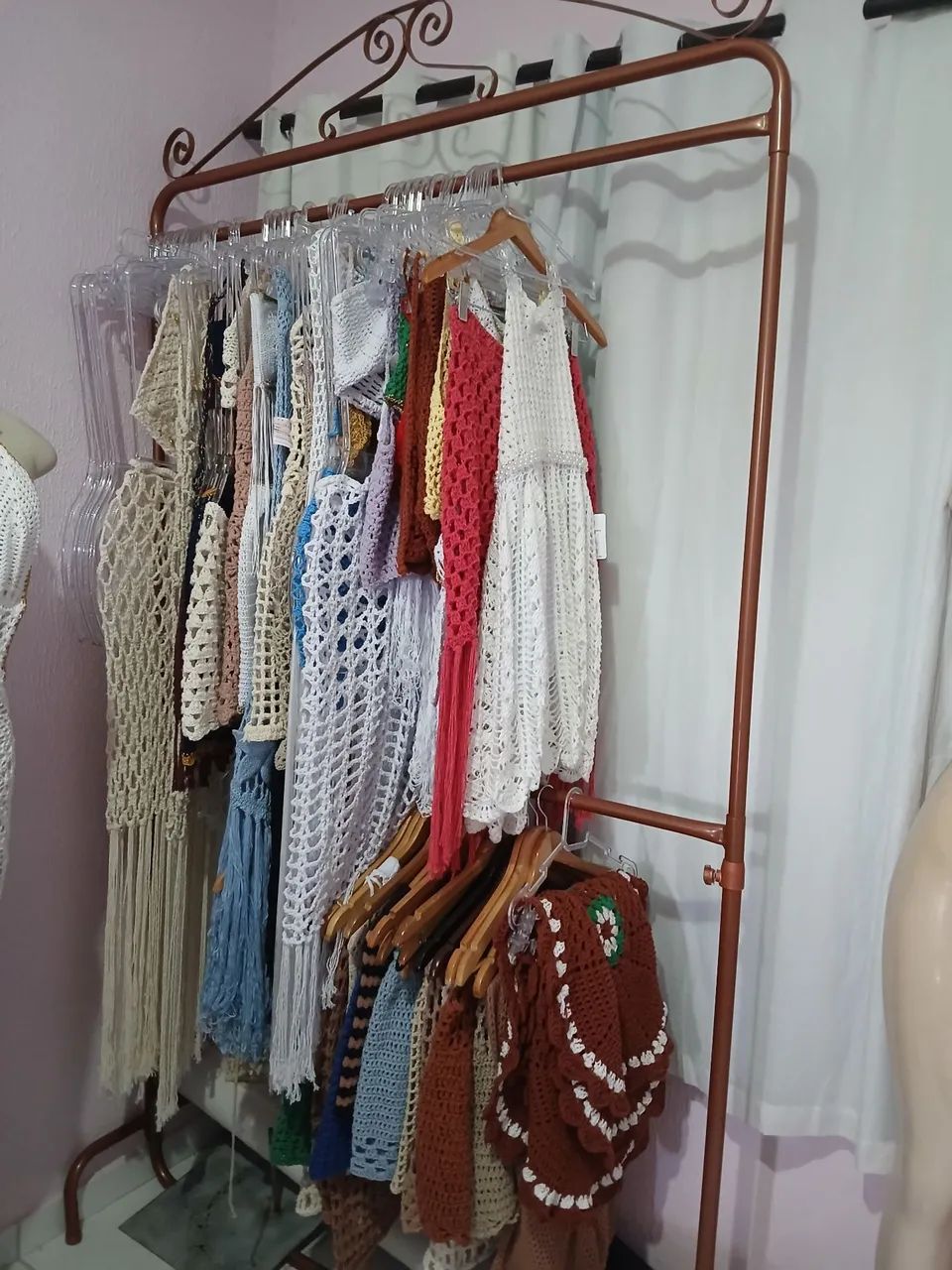 Arara de roupa para loja 