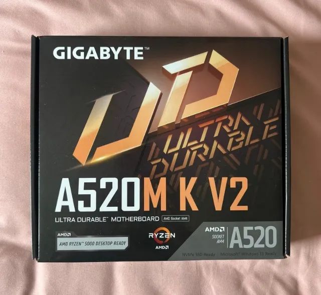 Placa Mãe Gigabyte A520M K V2 - Foto 2