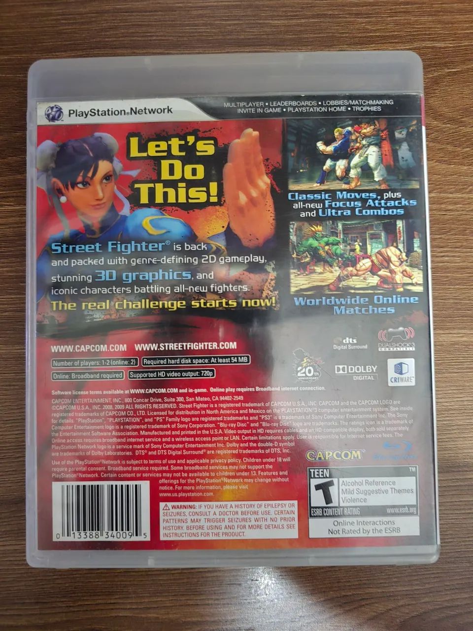 Street Fighter IV PS3 Original Completo com Manual - Foto 2