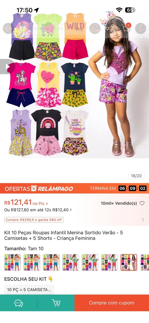 Conjunto menina roupas  - Foto 2