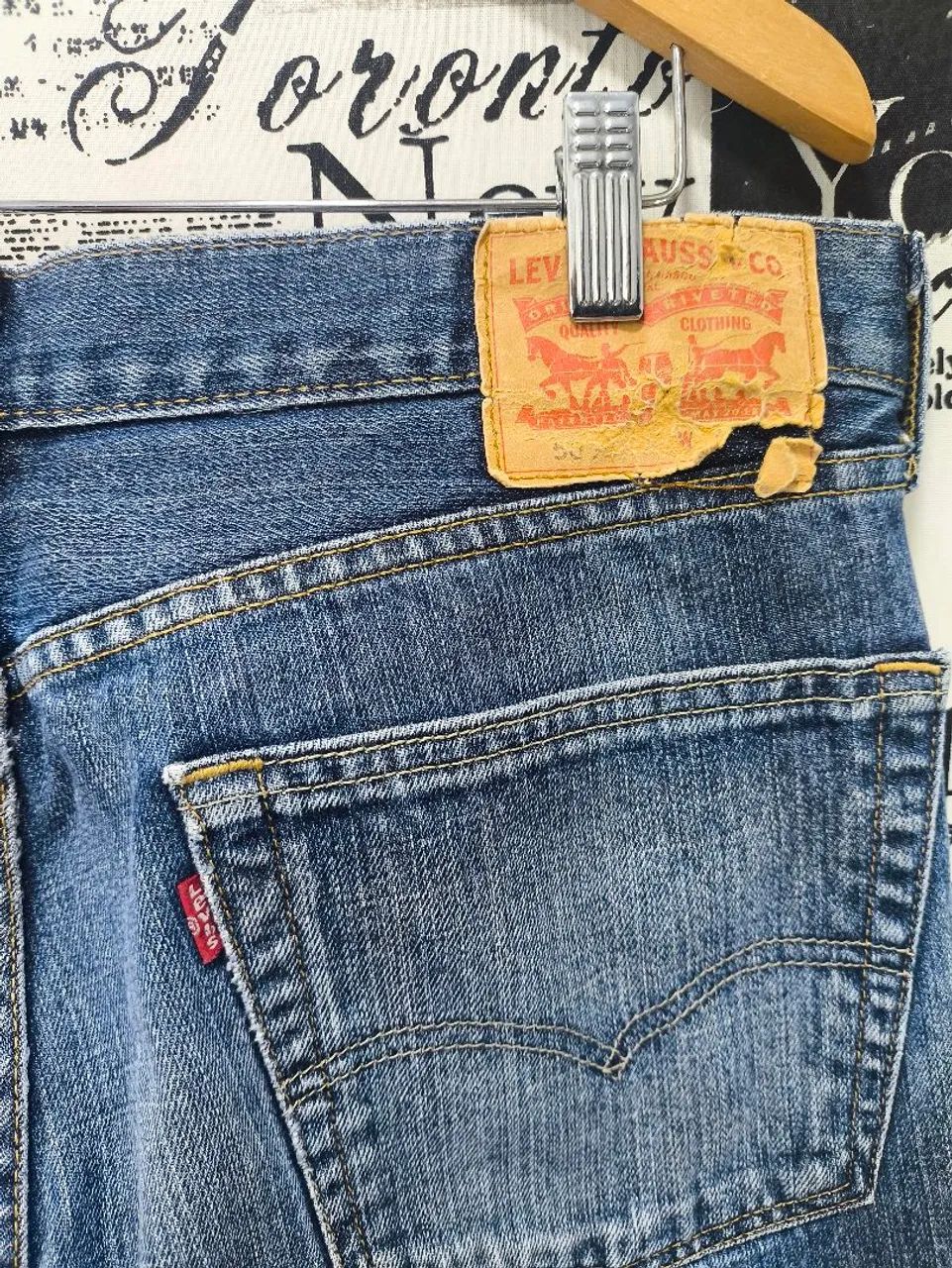 Calça Jeans Levi's 505 Tam 46 Cód 4562 Usado/Original  - Foto 3