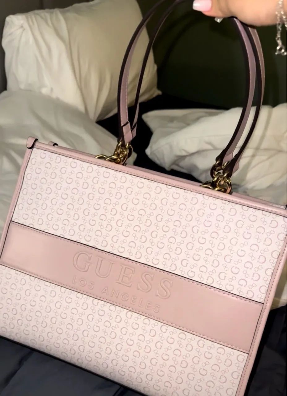 Bolsa Guess Original Rosa ? Grande e Nunca Usada - Foto 3