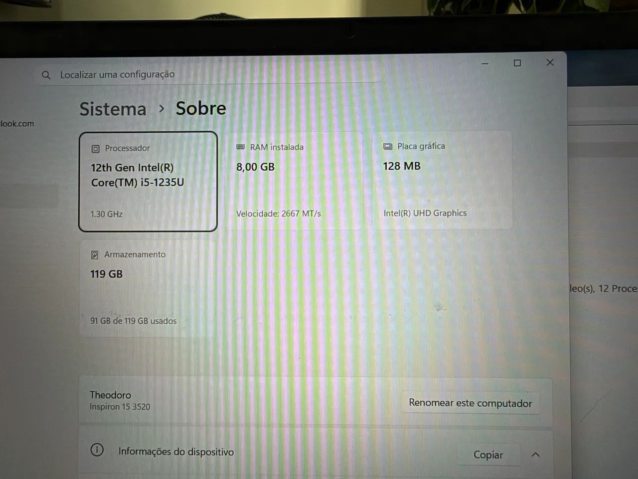 Notebook Dell I5 8gb RAM - Foto 3