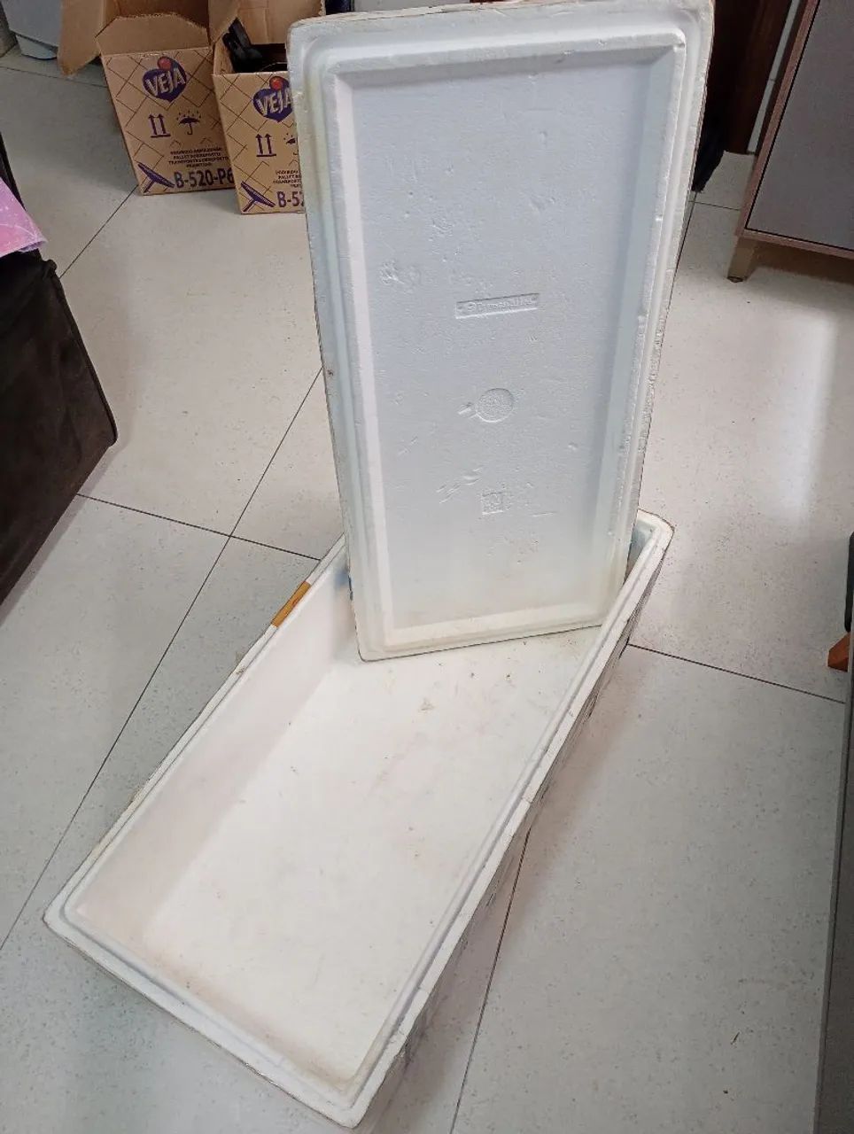 Caixa de isopor 90x40