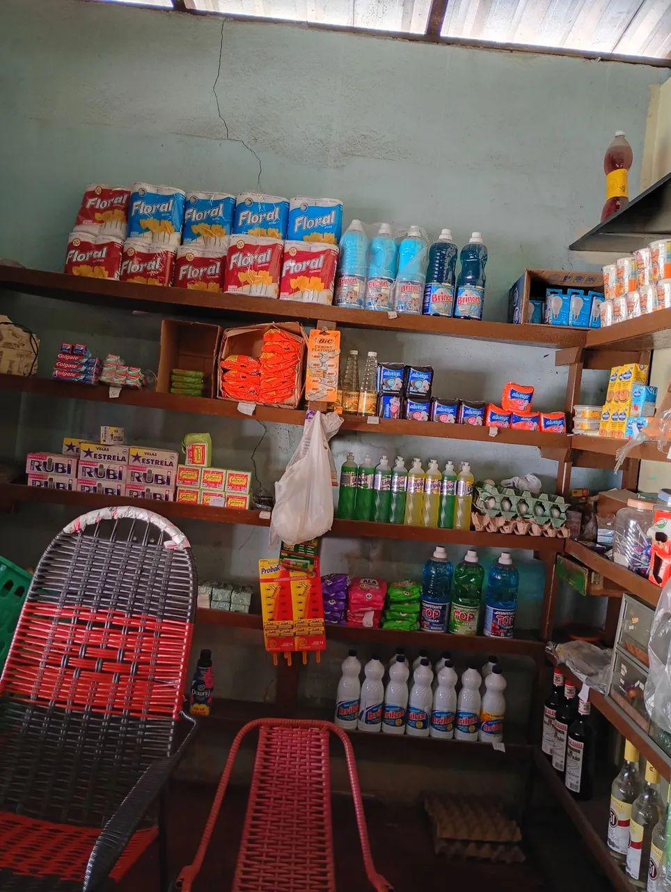 Estou vendendo minhas mercadorias do comércio