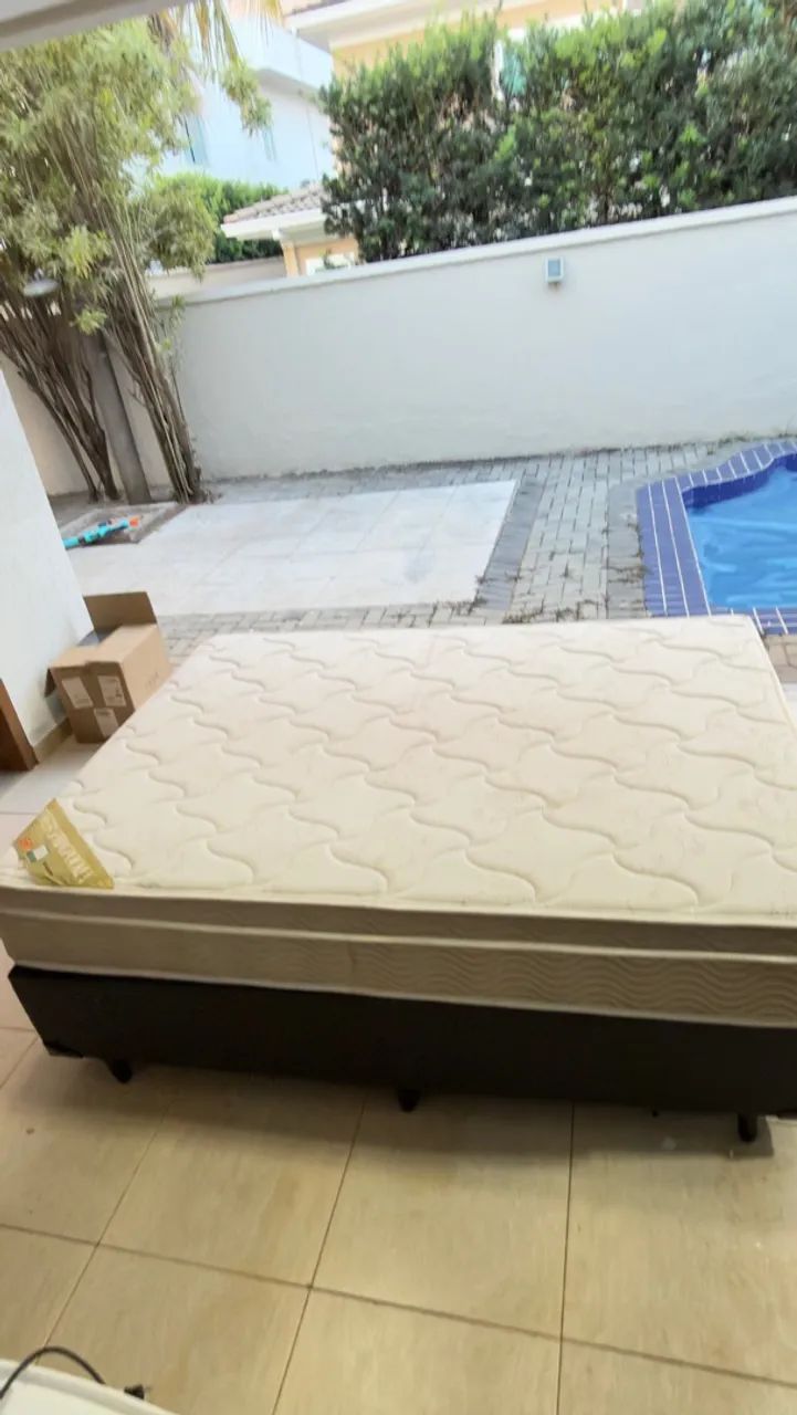 Cama Box Casal + Colchão Ortobom Airtech Springpocket - Foto 2
